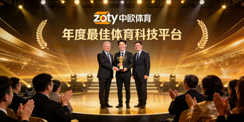 zoty中欧体育荣获年度最佳体育科技平台奖项新闻配图 - 颁奖典礼现场
